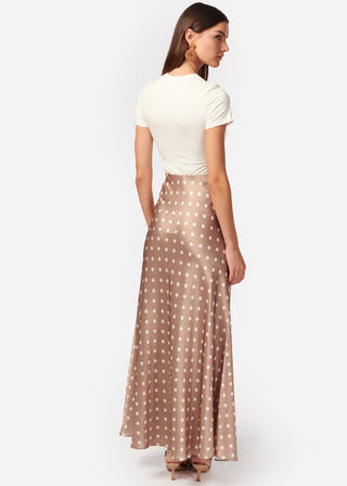 Cami NYC - Prue Skirt - Macadamia Dot